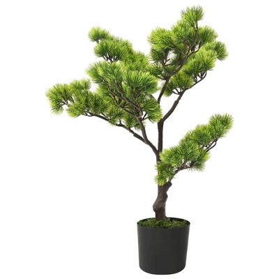 Vidaxl Artificial Pine Bonsai, With Pot, 60 Cm, Green
