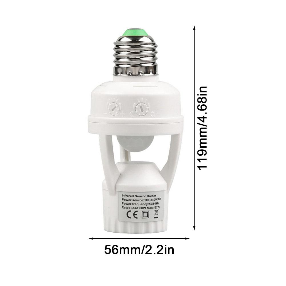 Smart Motion Sensor Lamps Holder Automatic LED Switch Infrared Motion Sensor Energy-efficient Induction Sensor Light Bulb Socket