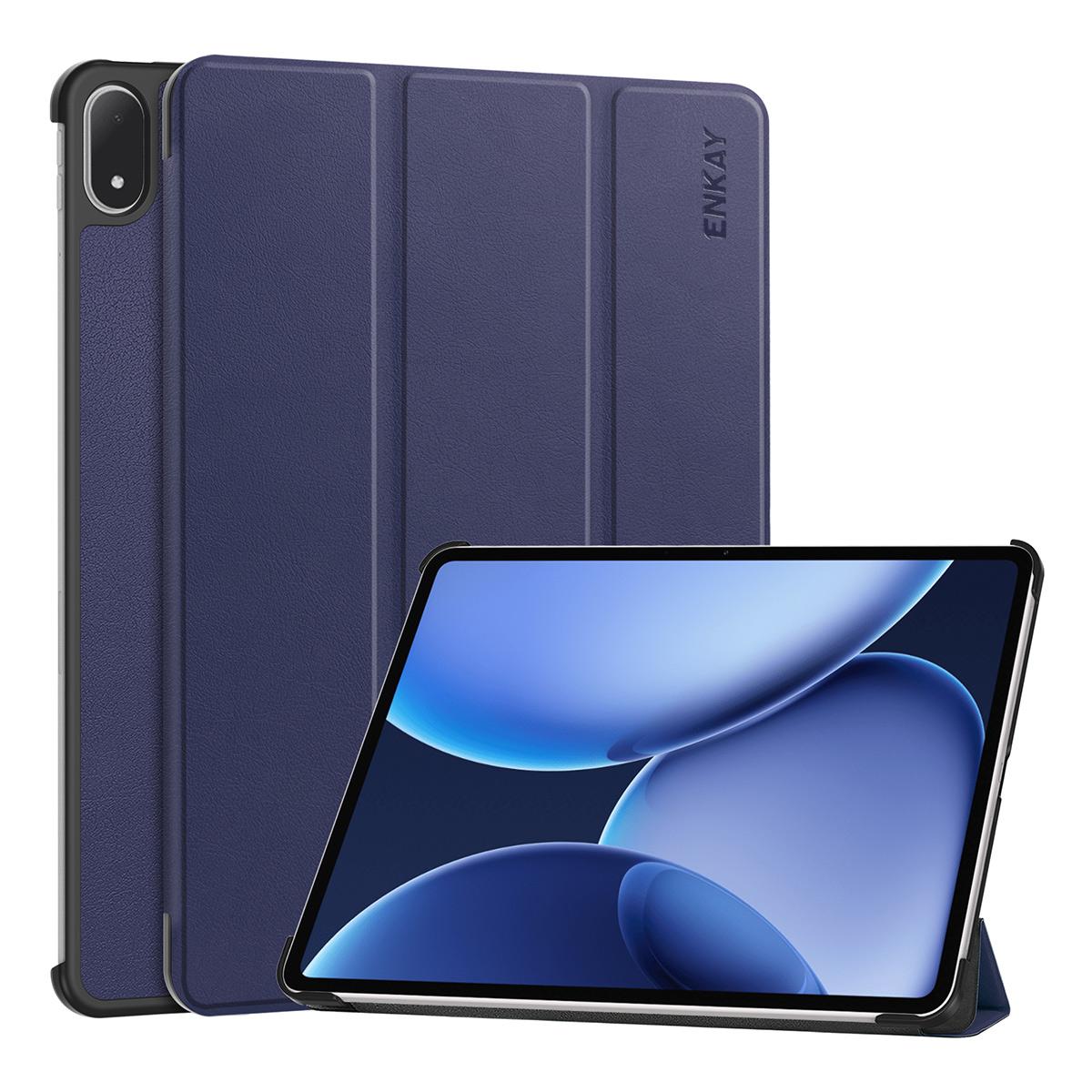 Для OnePlus Pad 2 Pro/OnePlus Pad 3 Чехол-книжка с подставкой ENKAY HAT PRINCE из ПУ-кожи + ПК Чехол для планшета с функцией Авто-пробуждения/Сна C