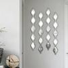 Self-adhesive Water Drop Wall Stickers Removable Decorative Mirror Stickers  Bathroom