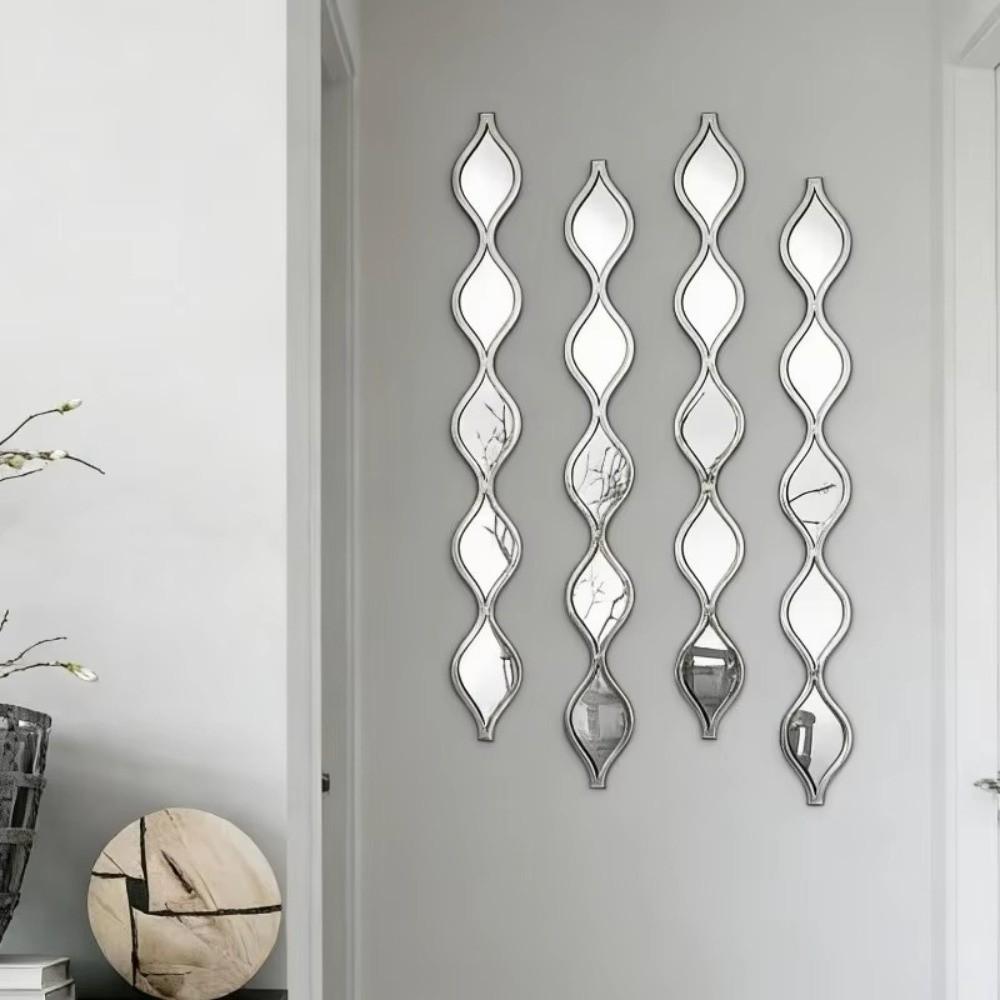 Self-adhesive Water Drop Wall Stickers Removable Decorative Mirror Stickers  Bathroom