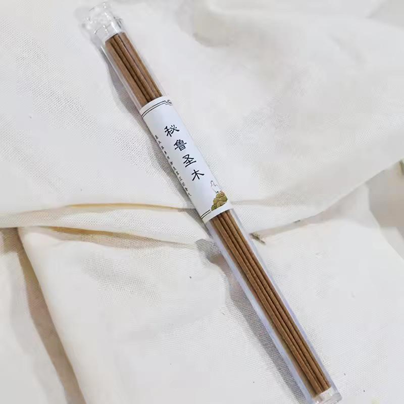 21cm Natural Palo Santo Incense Sticks - Peruvian Sacred Wood White Sage Cedar Home Fragrance for Indoor Yoga Aromatherapy