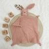 Baby Soothe Blanket Soft Gauze Bibs Teether Burp Cloth Gift Cute Rabbit for Doll Appease Towel Comfort Sleeping Cuddling