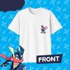 Camiseta Masculina Estampada GRENINJA de Algodão 100% Puro Verão Y2K Harajuku Solta Casual Versátil Manga Curta