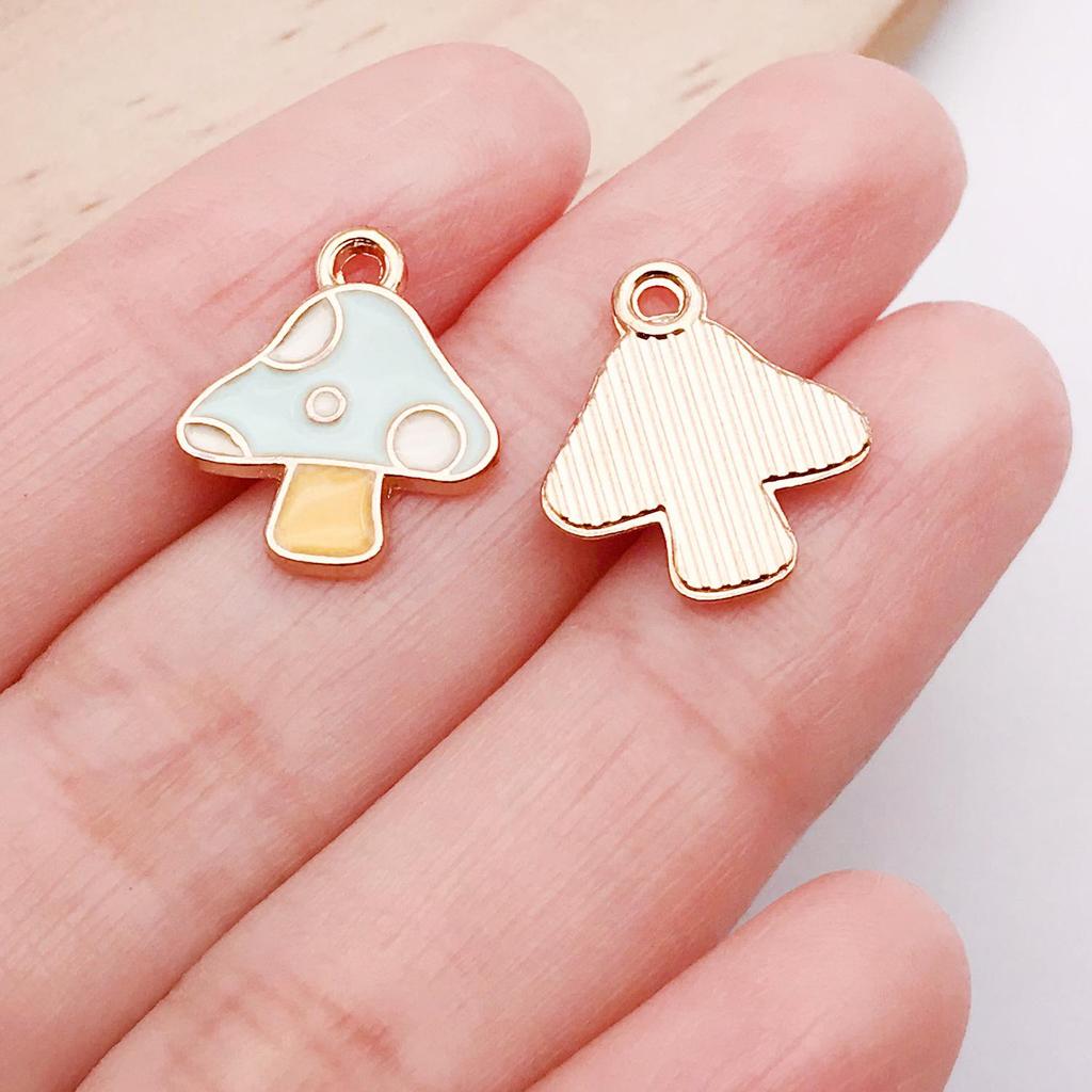 Mushroom House Oil Drop Pendant: 20 Styles for DIY Necklaces, Bracelets, Keychains & Jewelry Accessories