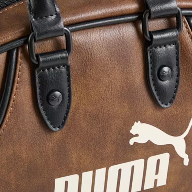 New PUMA Polyester Shoulder Bag, Crossbody Bag, Handbag Mini Women's Chestnut Brown 091137-04