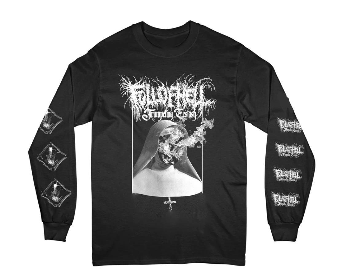 Rare Full Of Hell Band Metal Trumpeting Long Sleeve Size S to 5XL 2F1142 S