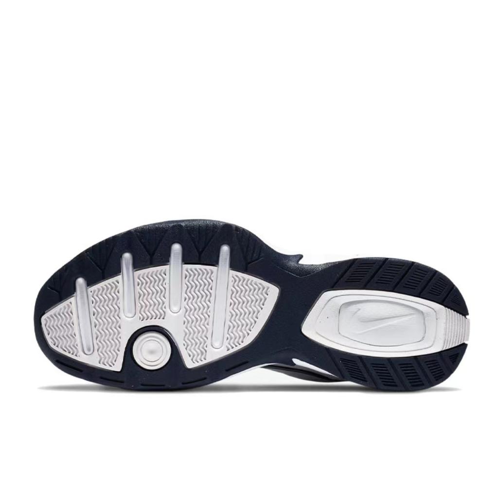 Nike Air Monarch 4 Truthahn Kaffee, Dingduo Rutschfest Abriebfest Niedrig geschnitten Klobige Sneaker Unisex Weiß 415445-102 (Team746-)