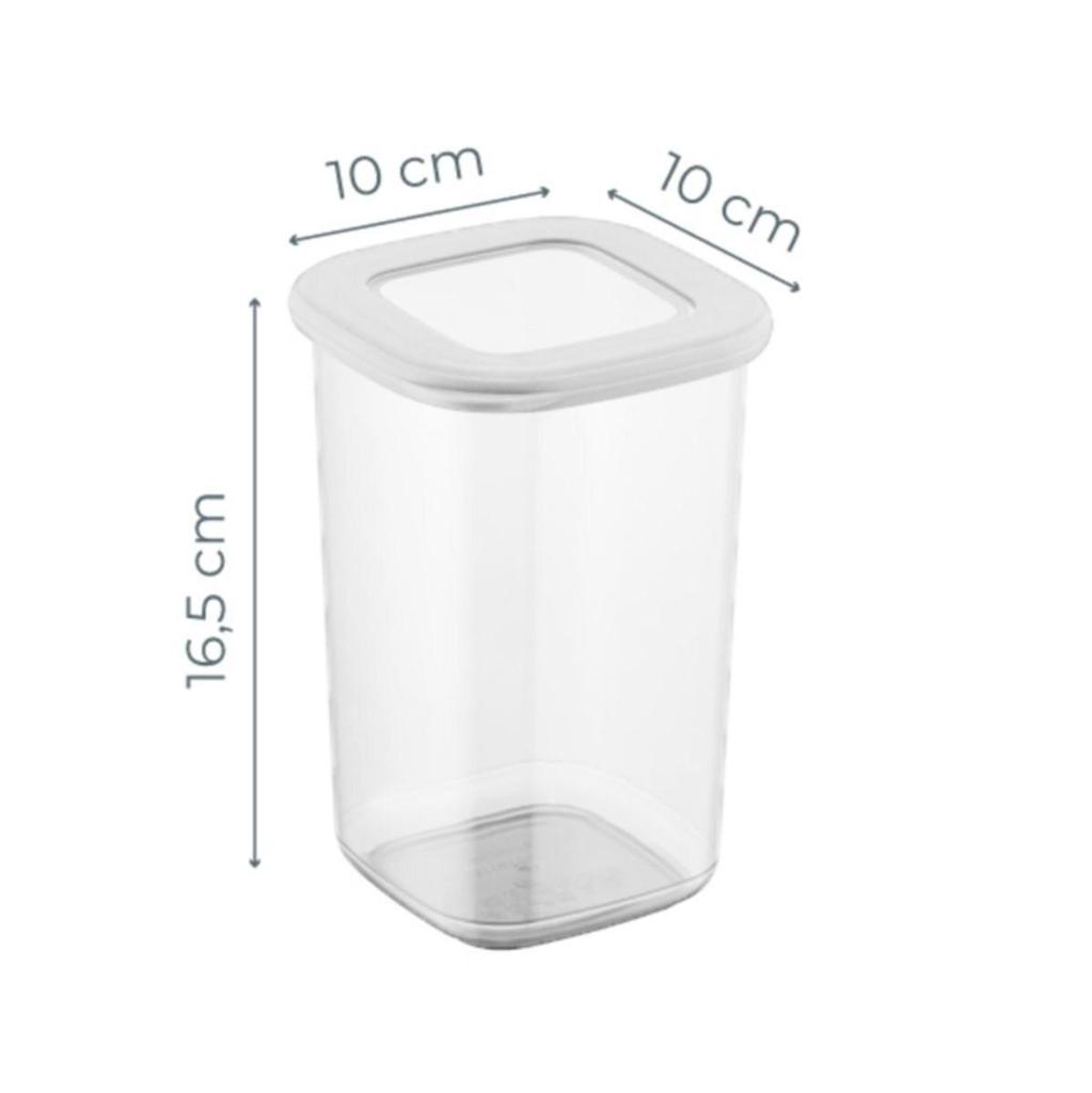 1. Vakuové víko prémiové kvality Bílá sada na skladování potravin - Odolné proti nárazu