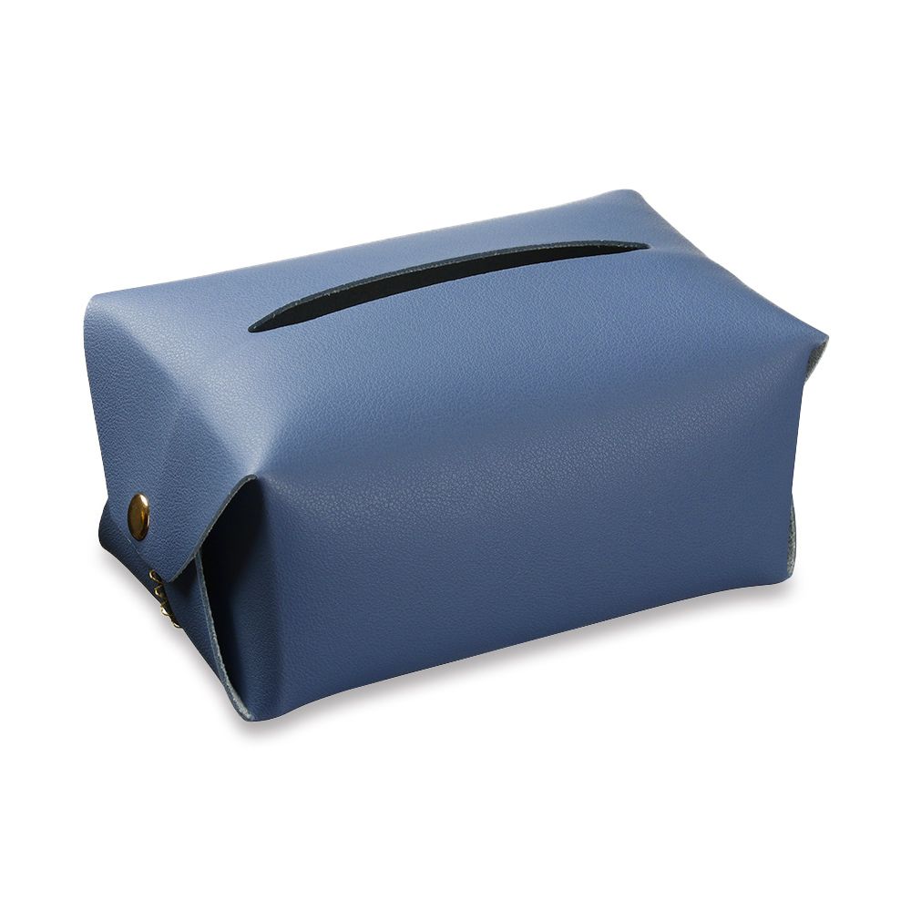 Table Decoration PU Leather Dispenser Paper Towel Box Storage Cover Napkin Paper Bag Tissue Case