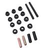 Front Lower Spring Upper A Arm Bushings 1022874011 Front Control Arm Bushing and Sleeves Kit Replacement for Club Car