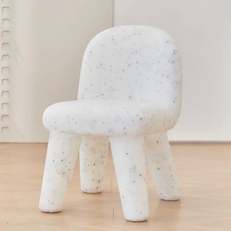 Creative Color Mushroom Dining Chair Thickened Design Can Be Used For Living Room Lounge Chair Bedroom Household Plastic Stool