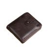Solid Color Men Short Wallet External Male Wallet Vintage Business Card Bag  Outdoor