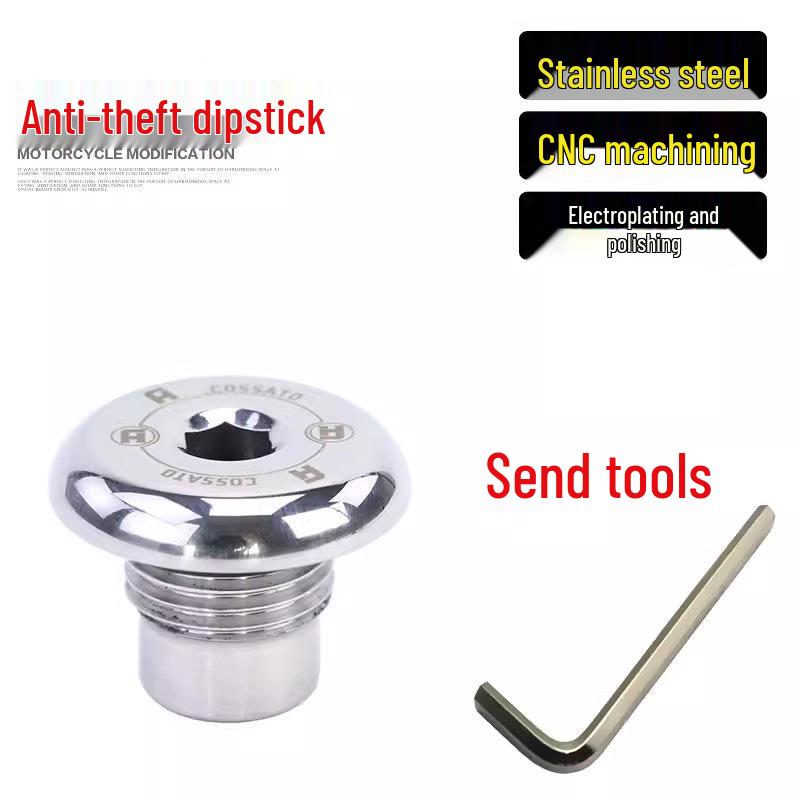 

Крышка маслозаливной горловины и масляный щуп KTM/DUKE/RC390 - Противоугонный аксессуар