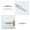 Hand Dibber Stainless Steel Seed Planter Tool With Wood Handle Hole Digger for Sowing Transplanting Planting Bulb Digging