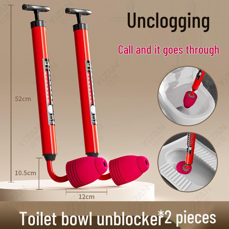 High-Pressure Air Toilet and Sewer Unclogging Tool