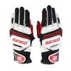 Marucci Buzun Batting X Gloves, Ambidextrous, Men's MBGFZNP-W/BK/R (White Black/L)