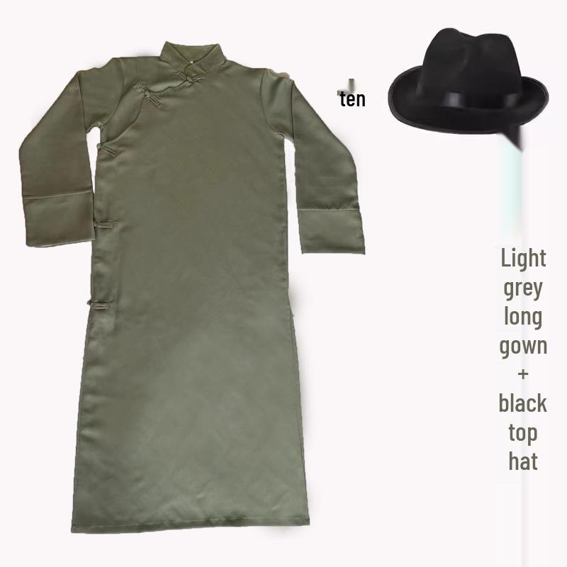 Rochie Chineză cu Încheietură Oblică Costum Tradițional de Performanță