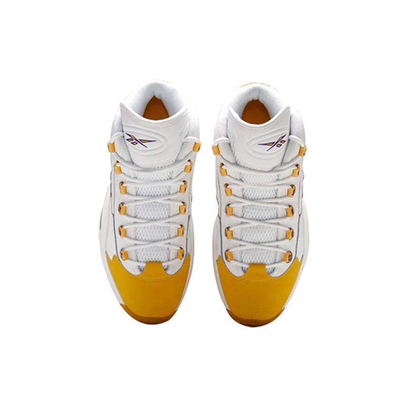Reebok Question Mid Yellow Toe White/Yellow Sneakers FX4278