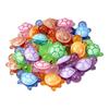 Nachtleuchtende Große Schildkröte + 100 Stück Mini Leuchtende Schildkröten Figuren Harz Handwerk Leuchtende Schildkröte Aufbewahrungsornament Landschaft Schreibtisch