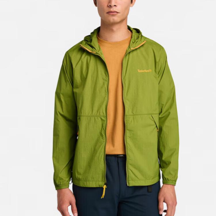 Timberland Outdoor Windproof Water-Repellent Sun Protection Jacket Men Jacket Avocado-Green A5M7AEFO
