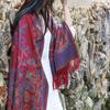 Travel Vacation Cold Shawl Ethnic Style Thickened Poncho Scarf