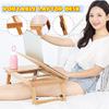 Sofá Cama Escritório Suporte para Laptop Mesa com Ventilador Mesa de Cama Para Computador Notebook Livros Nova Dobrável Portátil Bambu Mesa para Laptop