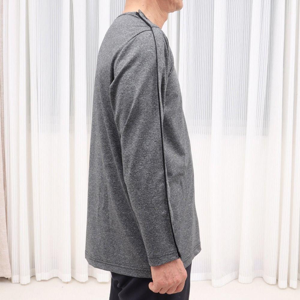 Convenient Bedridden Elderly Care Clothing Side Snap Button Tops Postoperative Recovery