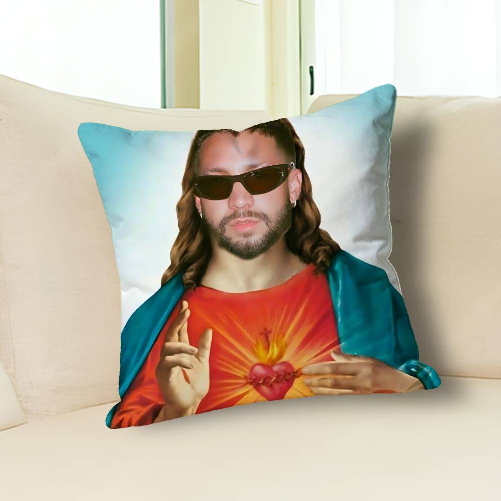 Singer M-Mora Album MICRODOSIS Pillow Cases for Bedroom Living Room Sofa Home Decor Polyester Cushion Cover with Zipper