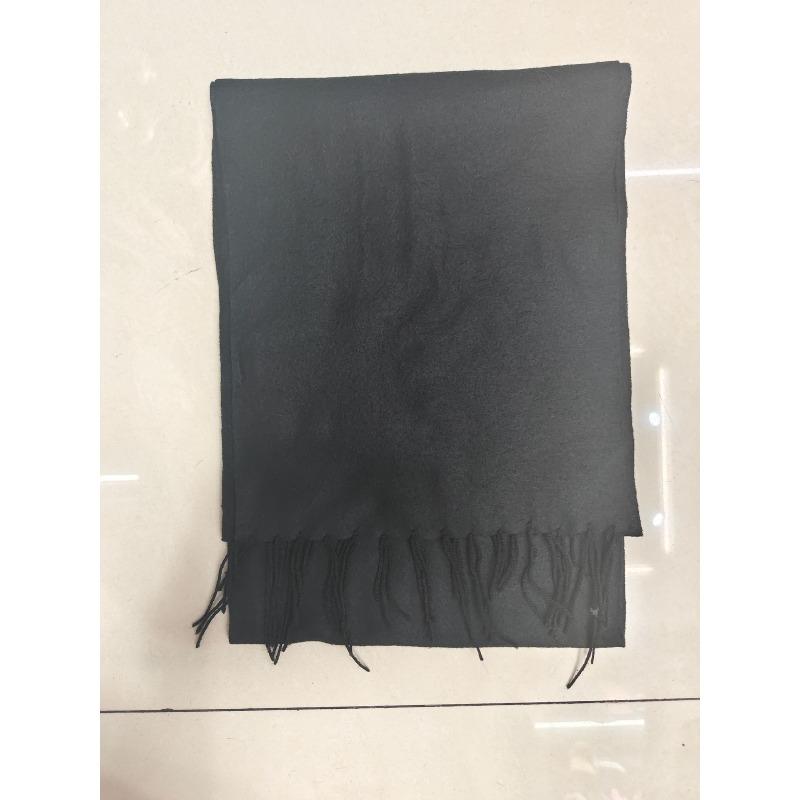 Niche Solid Color Imitation Cashmere Scarf Japanese And Korean Women'S Simple Light Luxury Temperament Scarf Shawl Can Be Printed Logo