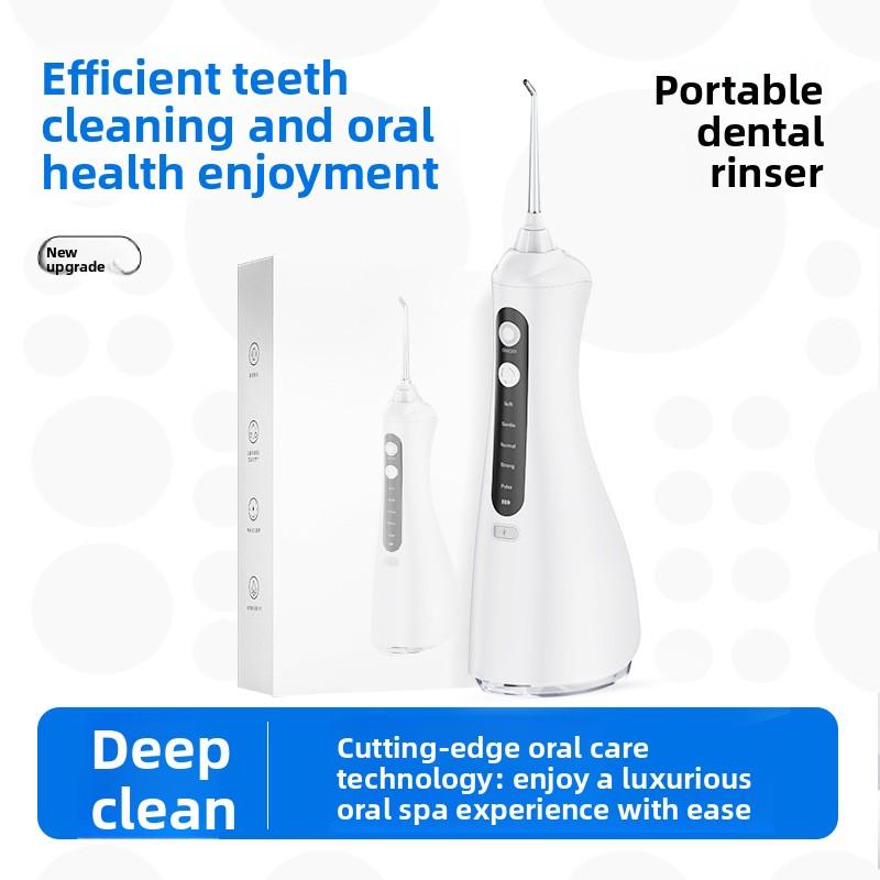 New Ultrasonic Dental Flusher Portable Intelligent Electric High Frequency Pulse Cleaning Calculus Oral Dental Cleaner