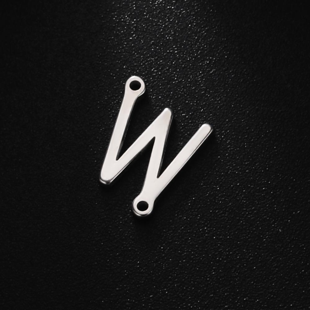 Cazador 5 Pcs/Lot Stainless Steel Gold Color Capital Letter DIY Charms for Jewelry 26 A-Z Alphabet Pendant for Necklace Bracelet