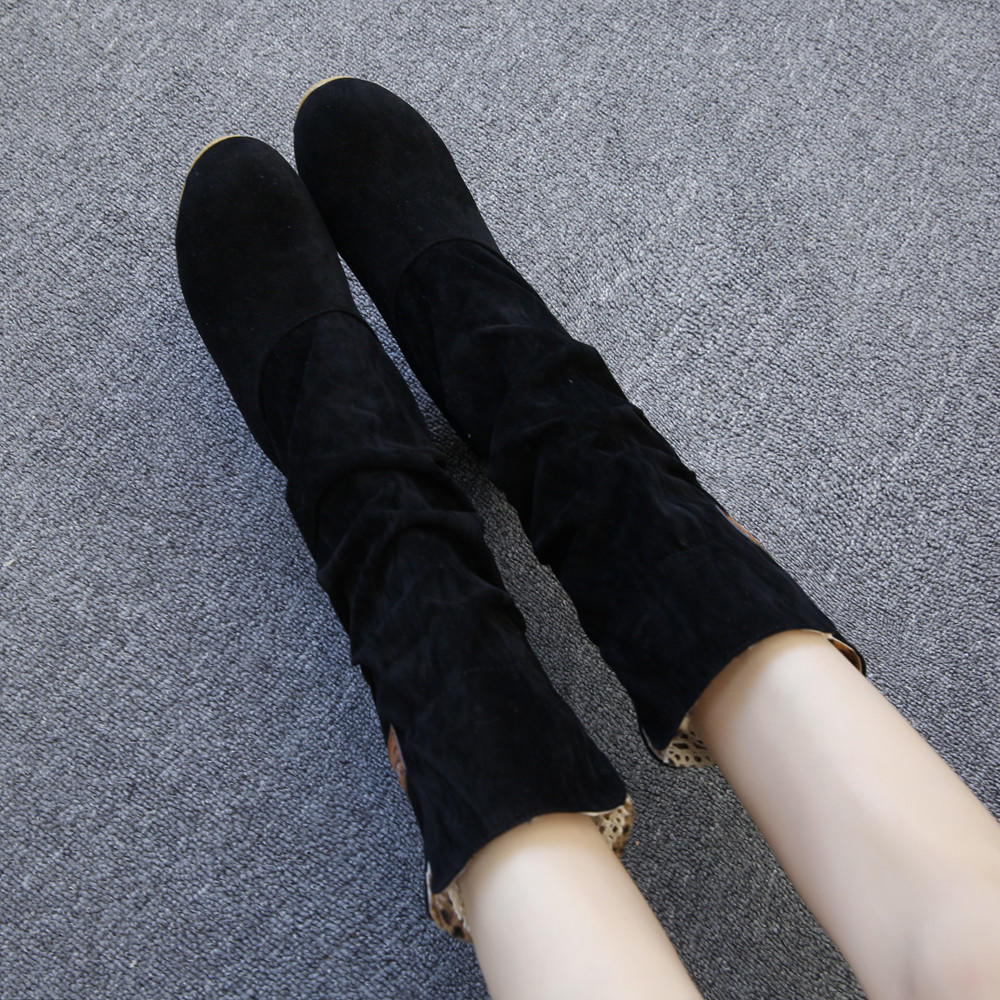 Botas largas de mujer Botas de ede Botas planas de encaje de mujer comprar  a buen precio — entrega gratuita, reseñas reales con fotos — Joom
