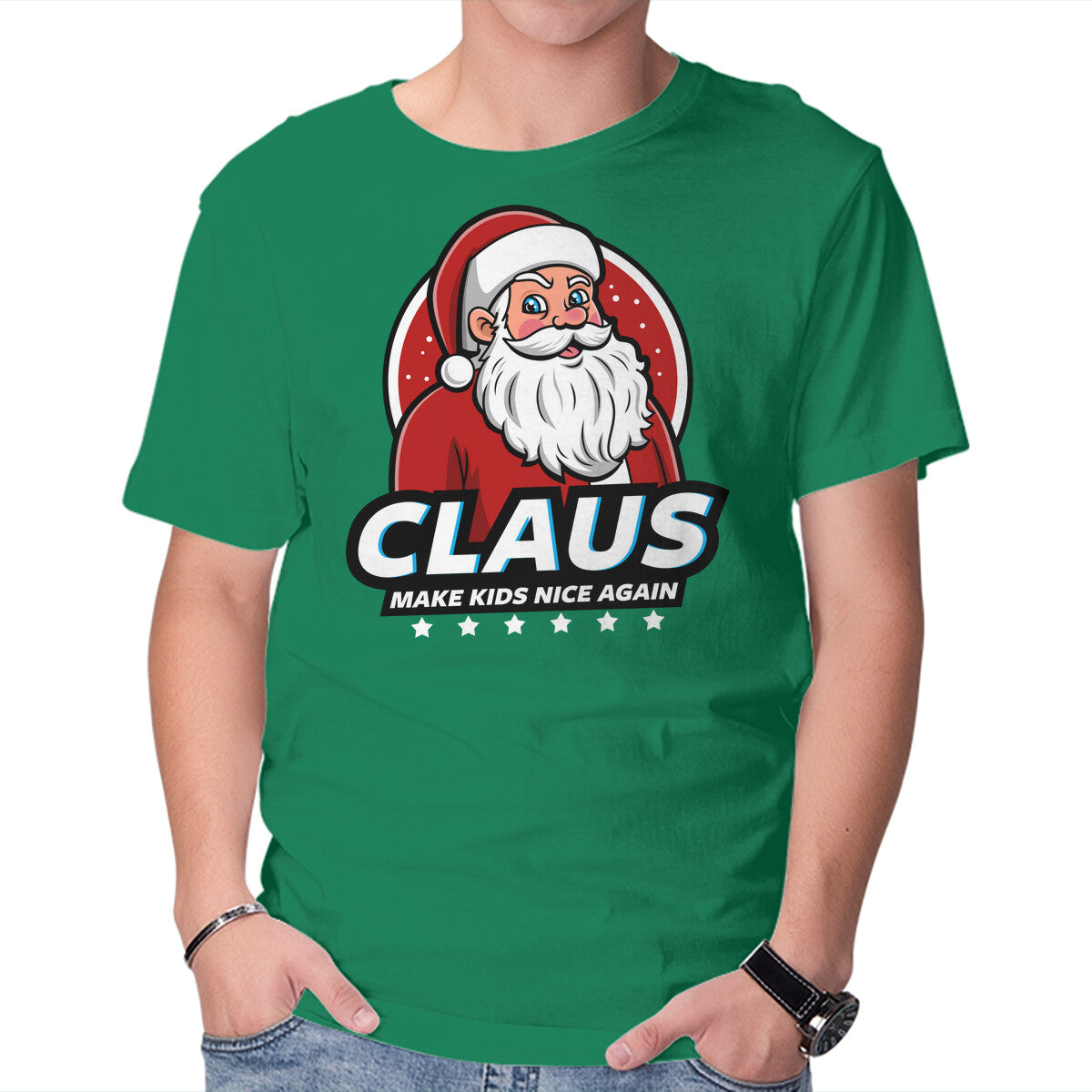 Unisex Crew Neck T-Shirt Make Kids Nice Again Graphic Short Sleeve Casual Tee XXXL