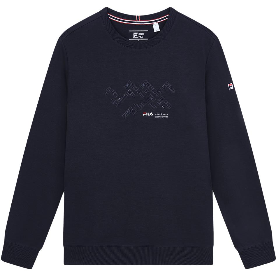

New FILA Sweatshirt Men s Legend Blue F11M331205F-NV M