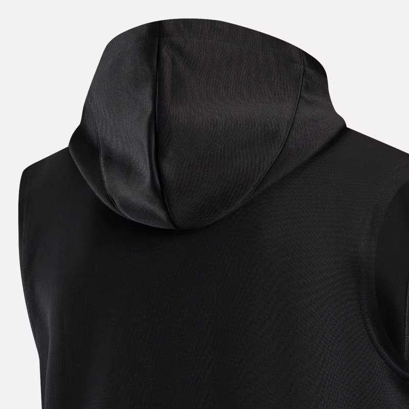 Nike Dri-Fit Nba Spotlight Los Angeles Lakers Hoodie Sleeveless Sweatshirt Letter Print Men Hoodies Black HJ9174-010