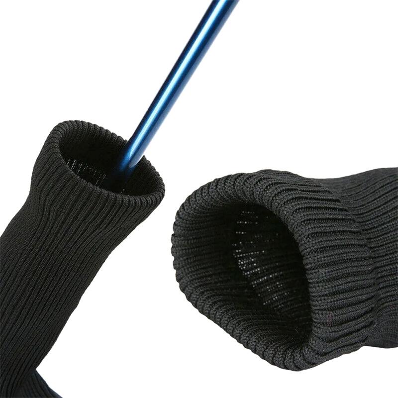 3Pcs/Set Long Neck Golf Club Head Covers Wood Driver Protect Headcover Number Tag Fairway Golf Head Cover Golf Accessories