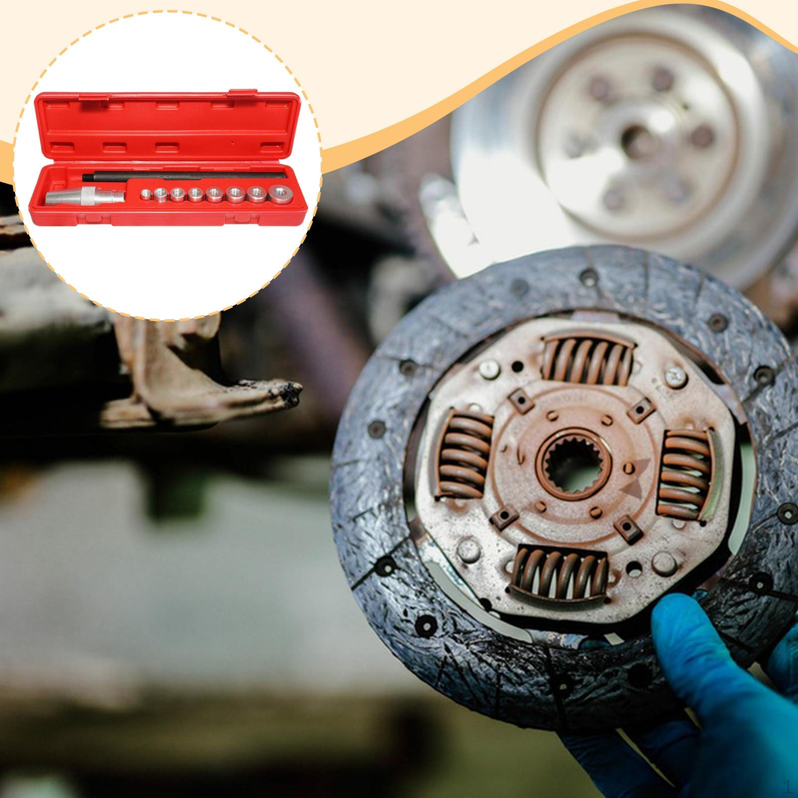 

Набор из 10 универсальных инструментов для центровки сцепления с 8 адаптерами, кейс для переноски, диапазон 11~25 мм