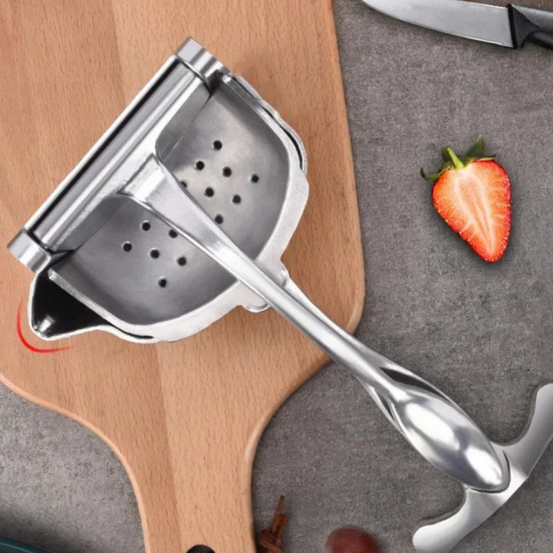 Aluminum Alloy Manual Juicer Multifunction Hand Pressure Juice Pomegranate Sugarcane Orange Lemon Tools Home Kitchen Gadgets