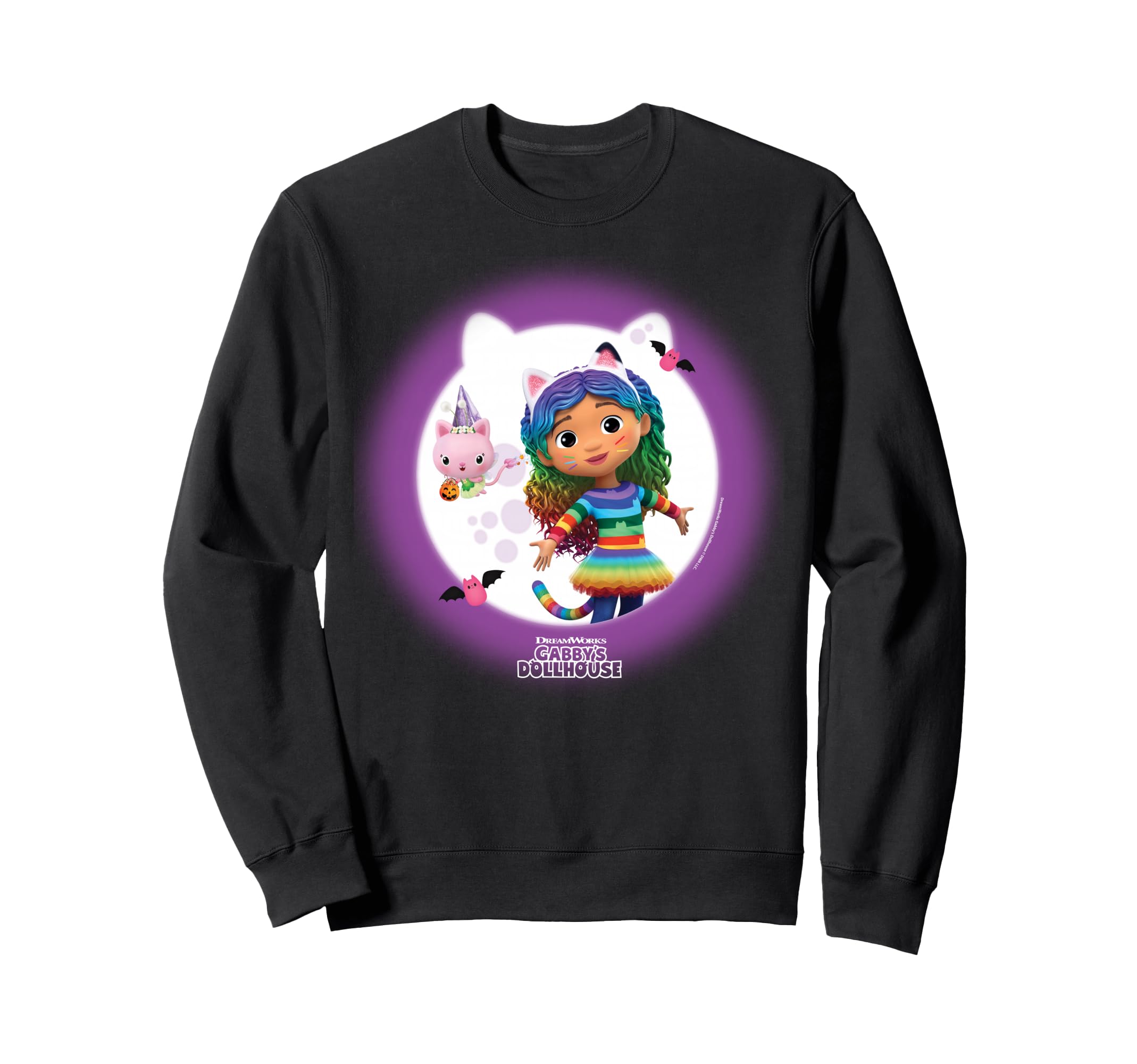 

DreamWorks Gabby s Dollhouse Gabby and Kitty Fairy Full Moon Sweatshirt