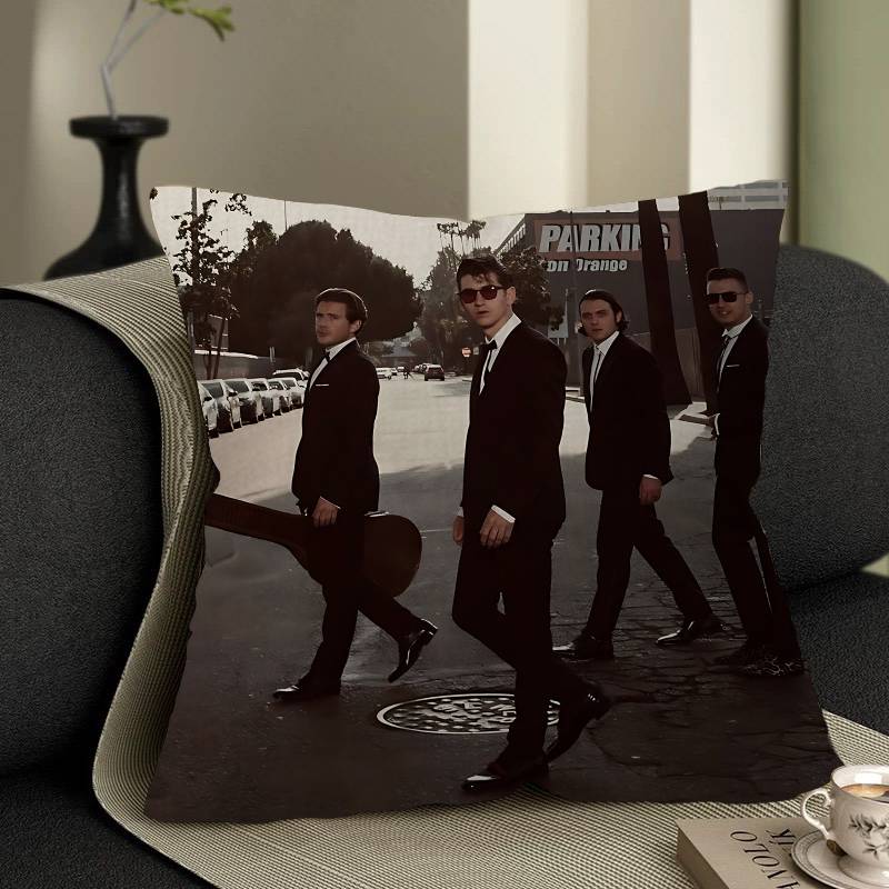Vintage A-Arctic M-Monkeys Rock Band Pillow Cover For Bedroom Room And Living Room Sofa Decorative Cushion Cover