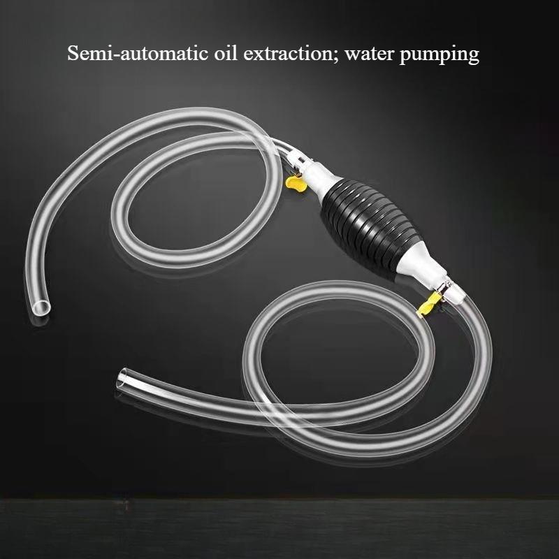 1.5/2/3 Meter Handy Manual Gas Oil Pump Durable for Car Liquid Gasoline Tuning Fuel Transfer Tank Injector Suction Pipe Tool