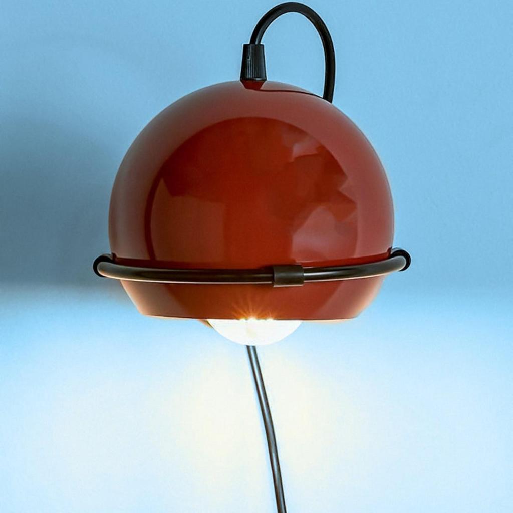 Luminária de parede Denney Sconce Mid Century Industrial Lamps Luminária de parede Blood Red Sconce, arandelas modernas artesanais de estilo italiano (solteiro)