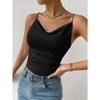 Ladies Summer Slim Temperament Swing Neck Knit Camisole Top