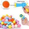 Divertente Set Lancia-Bambole Peluche Interattive Fai-da-te per Gatti/Cani, Kit Pistola Giocattolo per Addestramento Indoor, Lancia Palle di Pelo Silenzioso ad Alta Elasticità