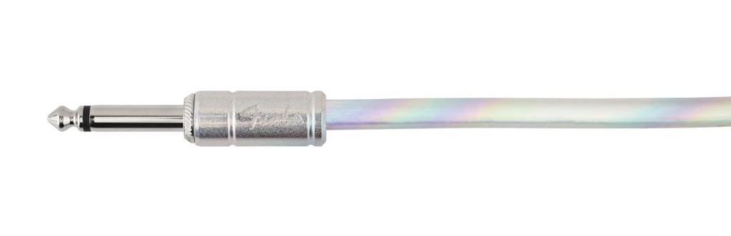 Fender Contour Instrument Cable Iridescent 10ft Guitar Cable Shielded Cable (approx. 3m)