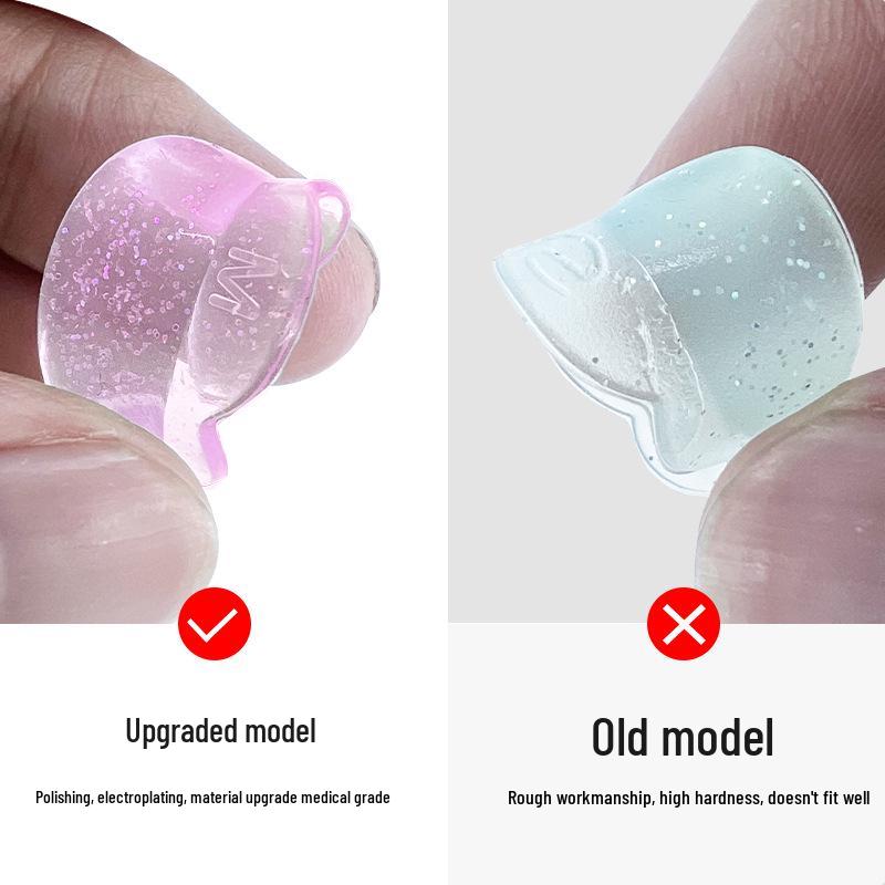 Self-Adhesive Keratin Eyelash Perming Pads with Glitter Jelly Sunflower Edge