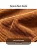 Men's Trendy Long-Sleeve Corduroy Shirt for Fall/Winter - Multi-color Casual Fashion
