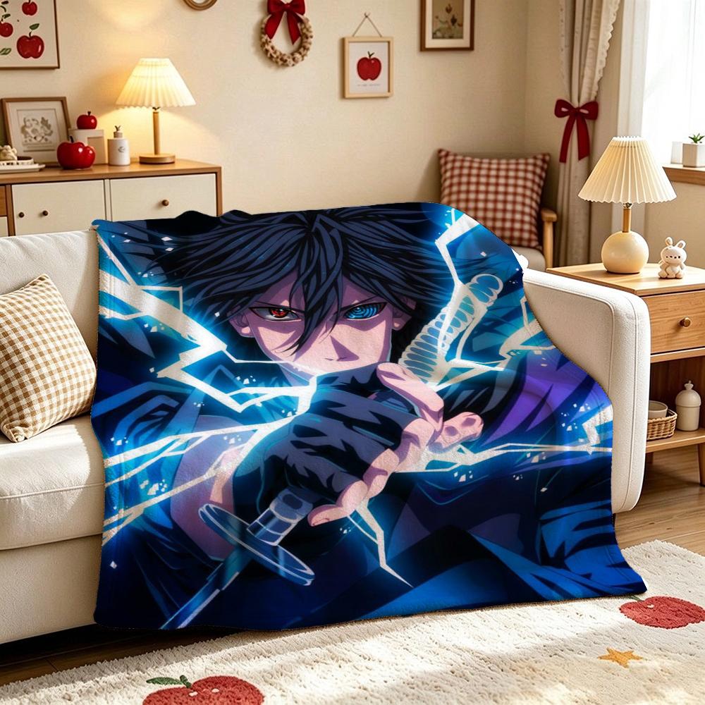 Kakashi Anime Ninja Print Blanket Sofa Blanket Soft And Comfortable Outdoor Plush Blanket Christmas Gifts Machine Washable