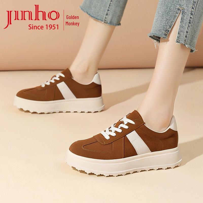 Golden Monkey 2025 Autumn Women's Soft Sole Sports Casual Shoes - Korean Style Versatile Trainer for Big Kids and Girls
